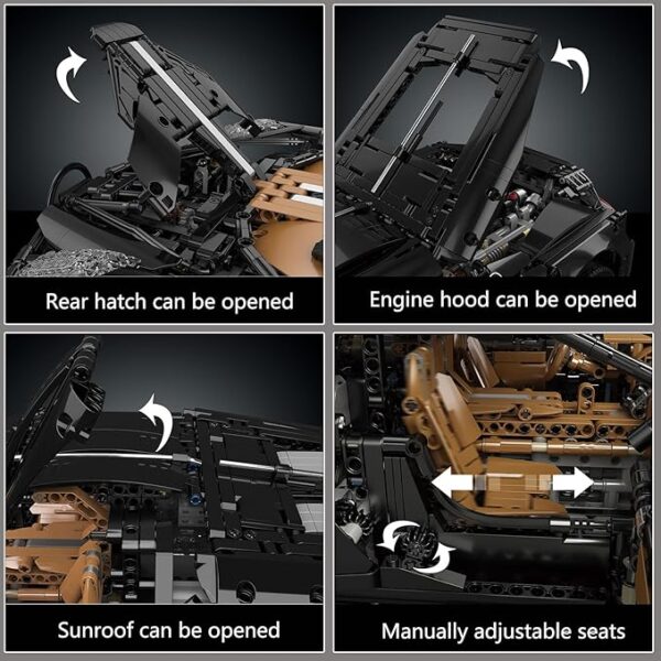Mould King Sports Car Building Kit – 4688 PCS - Image 4