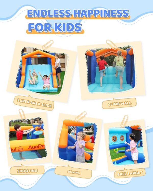 AirMyFun Inflatable Bounce House with Slide & Ball Pool - Image 4