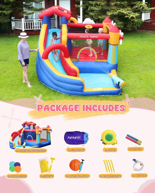 AirMyFun Windmill Bounce House with Slide - Image 5