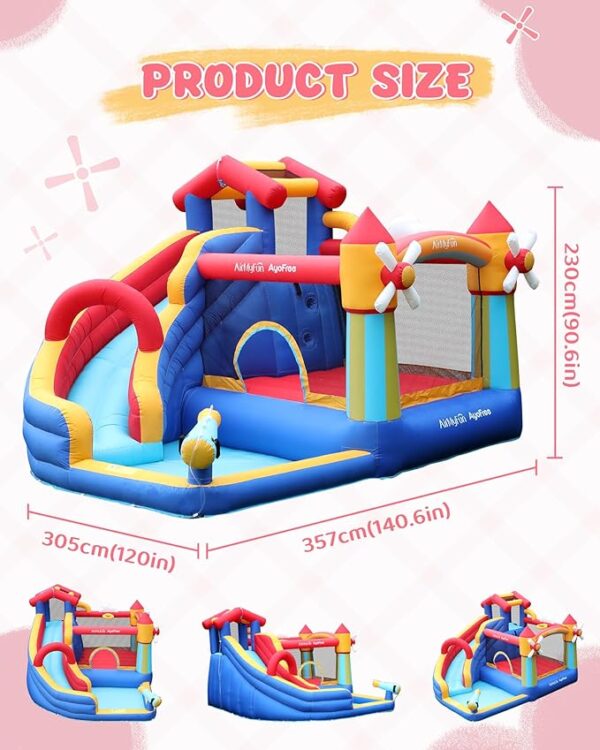 AirMyFun Windmill Bounce House with Slide - Image 2