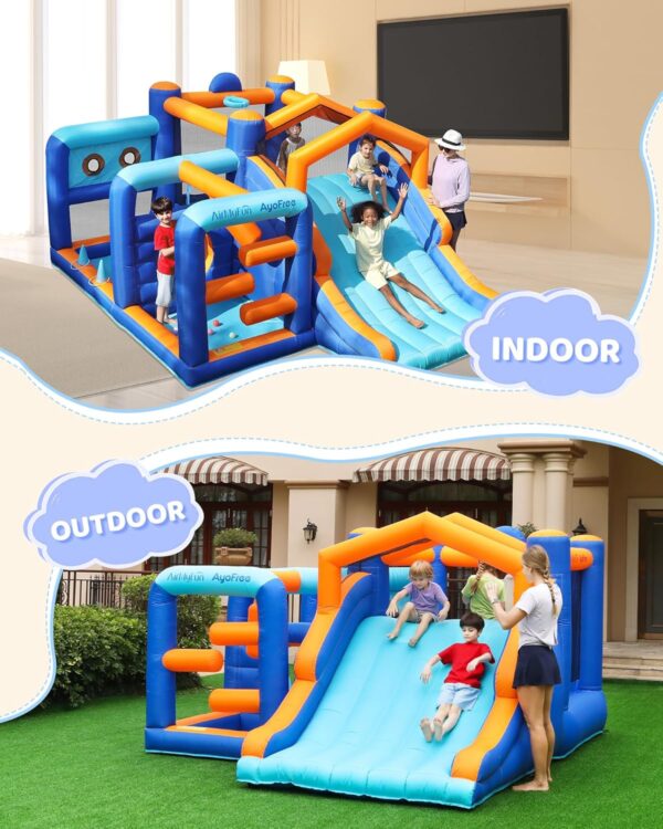 AirMyFun Inflatable Bounce House with Slide & Ball Pool - Image 5