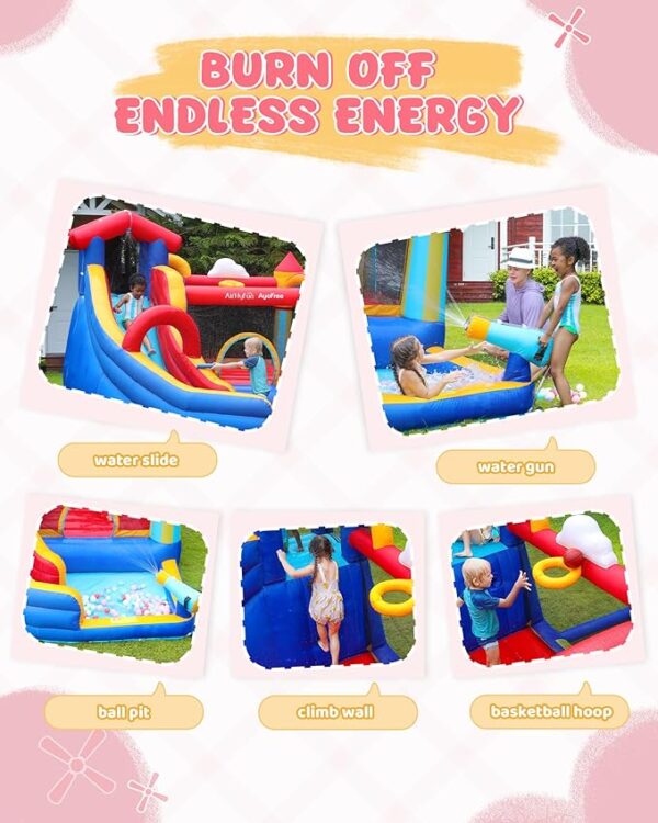 AirMyFun Windmill Bounce House with Slide - Image 3