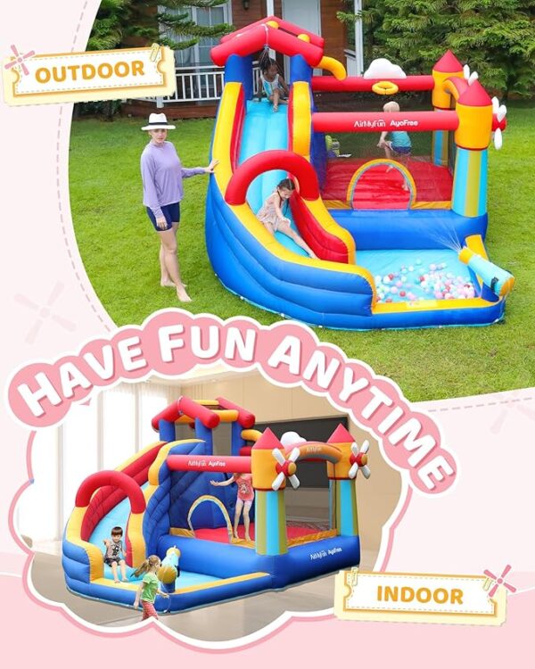 AirMyFun Windmill Bounce House with Slide - Image 4