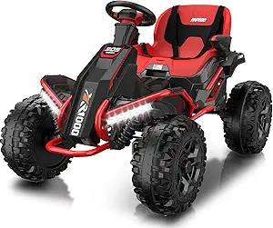 ANPABO 24V 4x4 Ride-On Quad – Red