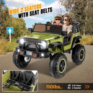 Hikole 24V 2-Seater Kids Ride-On Car – for Boys & Girls.