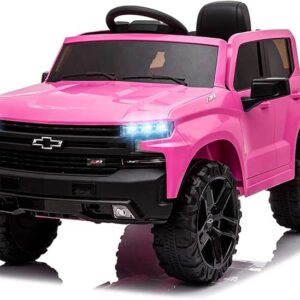 Chevrolet Silverado 12V Ride-On Truck – for Boys & Girls.