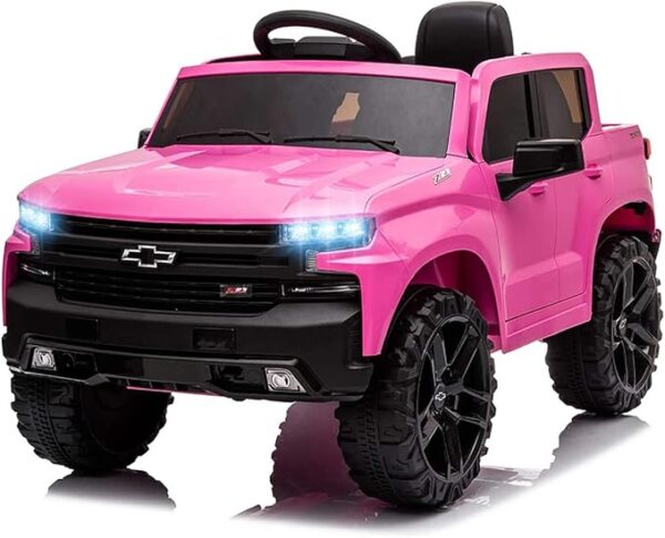 Chevrolet Silverado 12V Ride-On Truck – for Boys & Girls.